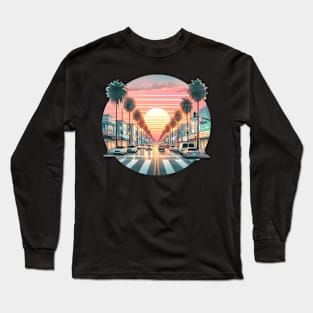 Sunset Boulevard Long Sleeve T-Shirt